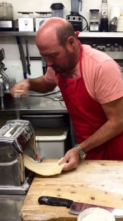 Frank making Pappardelle